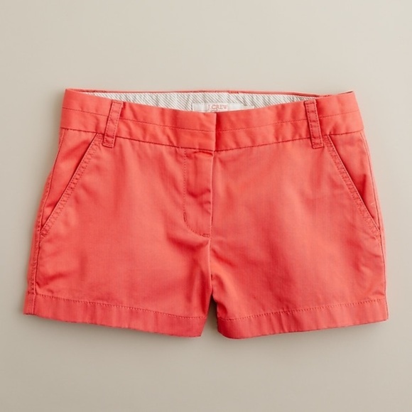 J. Crew Pants - J Crew 100% cotton broken - in shorts orange